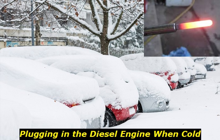 plug in diesel engine when cold